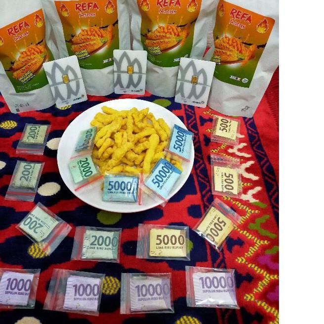 

☼ Refa snack berhadiah uang dan emas / snack zaman now stik twiscorn ✲