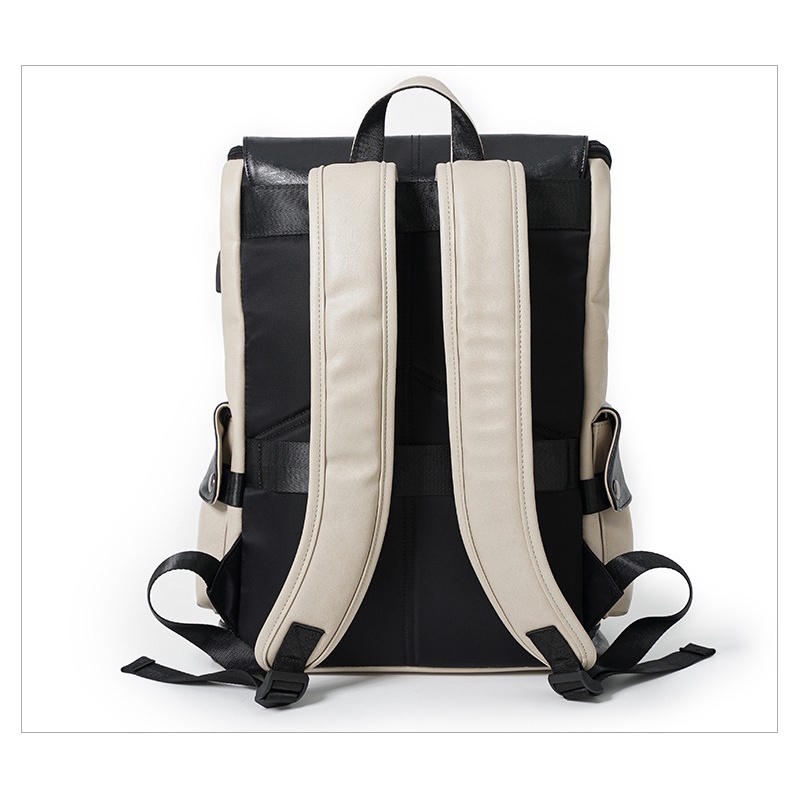 Ransel Kulit Pria - Backpack Kulit Pria - Ransel Pria ULTIMATE WHITE