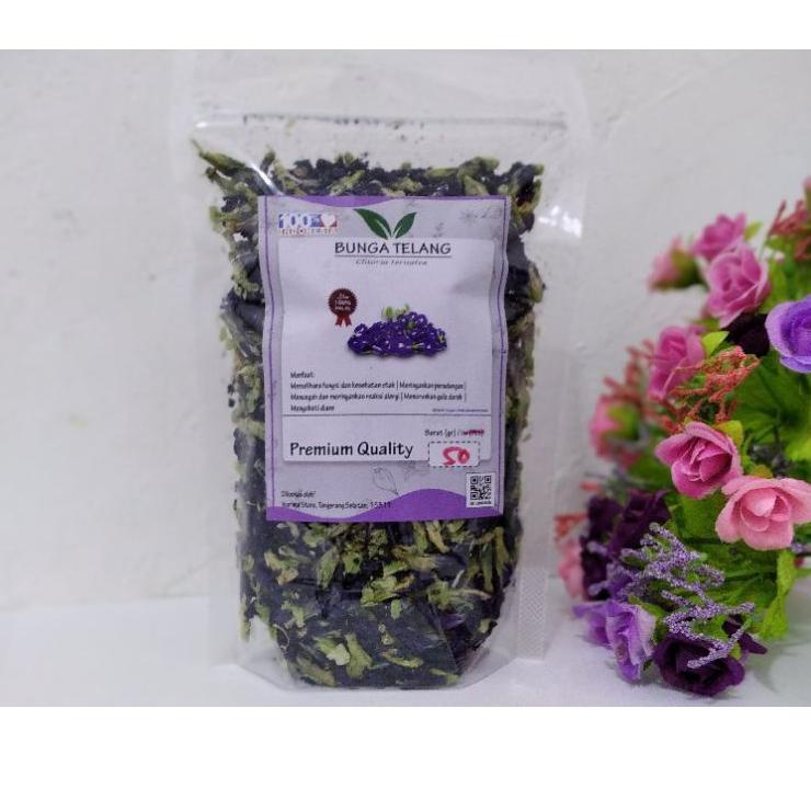 

Stok terbaru Teh Bunga Telang / Blue Pea Kering 50Gr ORGANIK