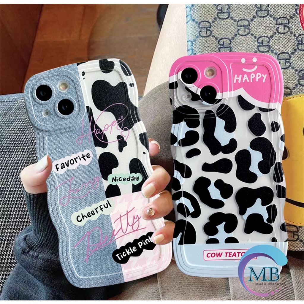 SS802 SOFTCASE PATCH DENIM LEOPARD FOR OPPO A71 A74 A95 A8 A31 A83 F1S A59 F5 YOUTH F7 F11 RENO 4 4F F17 5 5F F19 PRO 6 7 8 7Z 7 8T MB4493