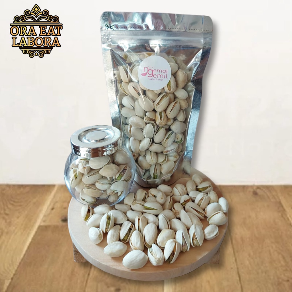 

Kacang Pistachio Turki Roasted Pistacio Fustuk Kualitas Premium - Ora Eat Labora