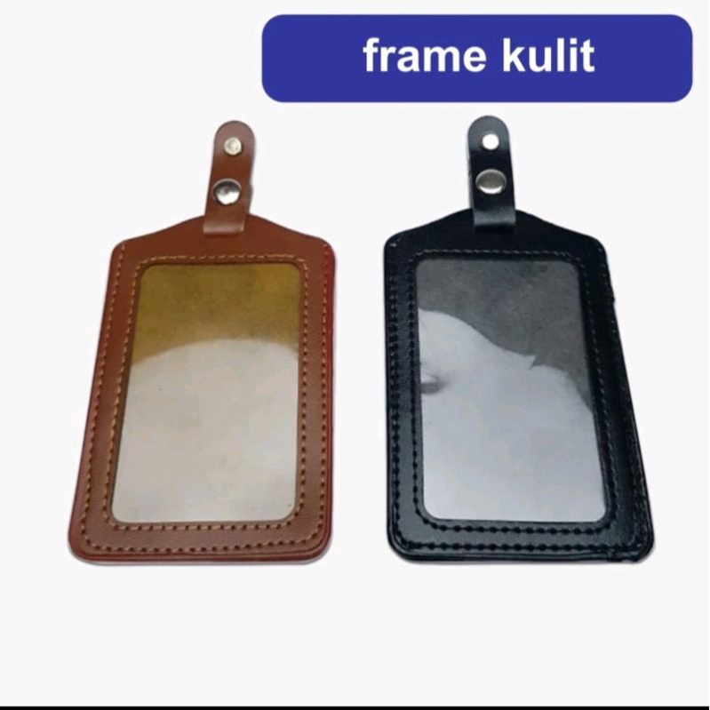 

Frame Tempat ID Card Kulit Sintetis