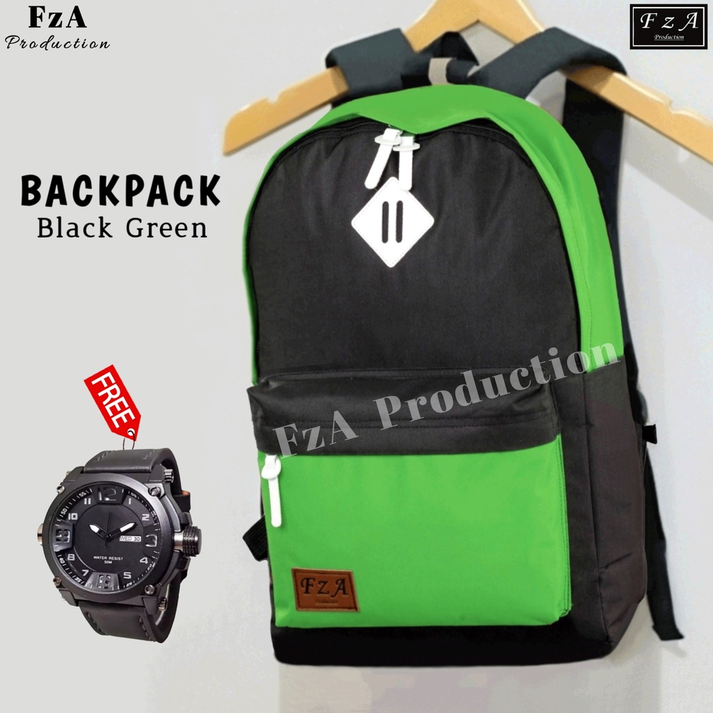 FzA Official - Tas Ransel Gendong Laptop Distro Sekolah Kuliah Pria Wanita Backpack Murah Original Tas Punggung Laptop -BGNSQ