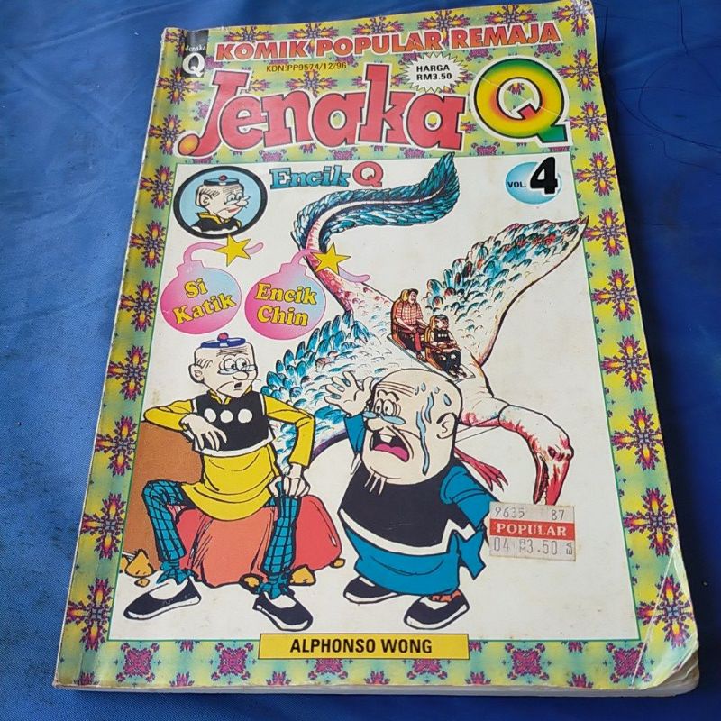 

buku komik popular remaja jenaka Q
