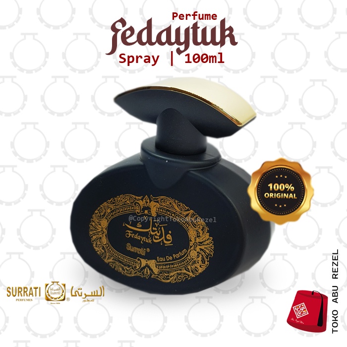 Parfum FEDAYTUK SPRAY 100 ml | Parfum Surrati | Spray 100 ml |  Surrati Perfumes| Original Product | Surrati Factory Holly Makkah KSA