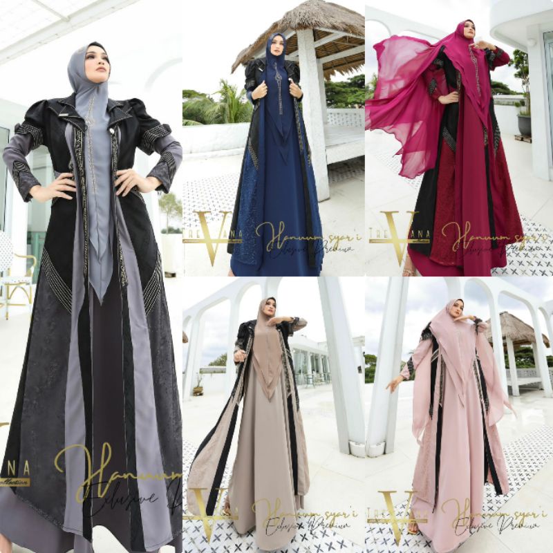 gamis set hanuum syari trevana