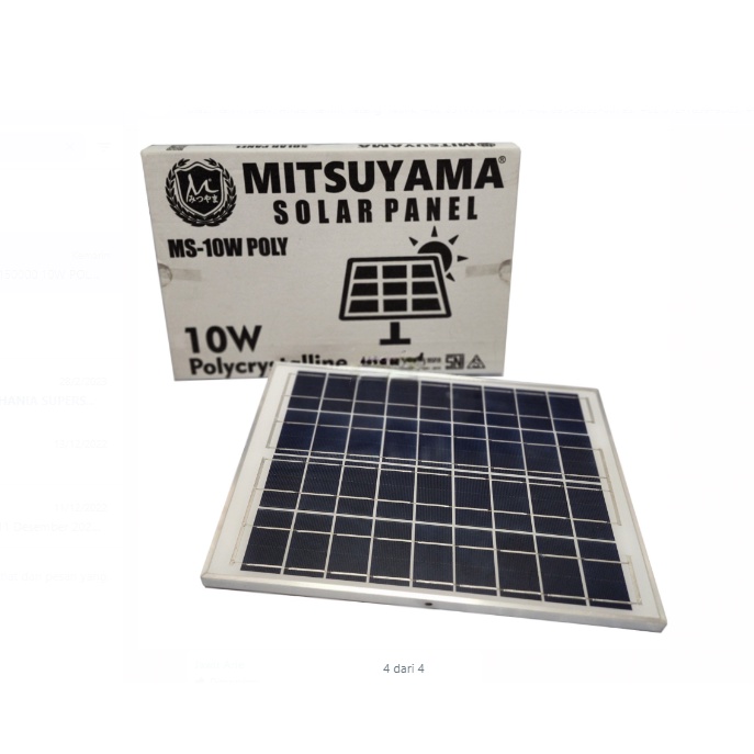 Solar Cell Panel Surya  Poly Watt peak Mitsuyama