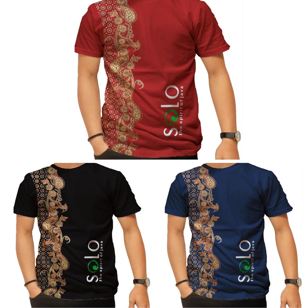 PALING DICARI Kaos batik murah grosir solo | oblong | kaos wisata | kaos oleh2 | kaos polos | kaung 