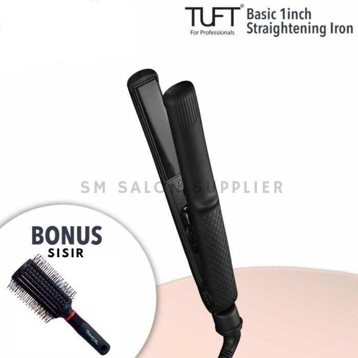 Catokan Catok Tuft Basic 1" - Catokan Rambut Lurus & Curly