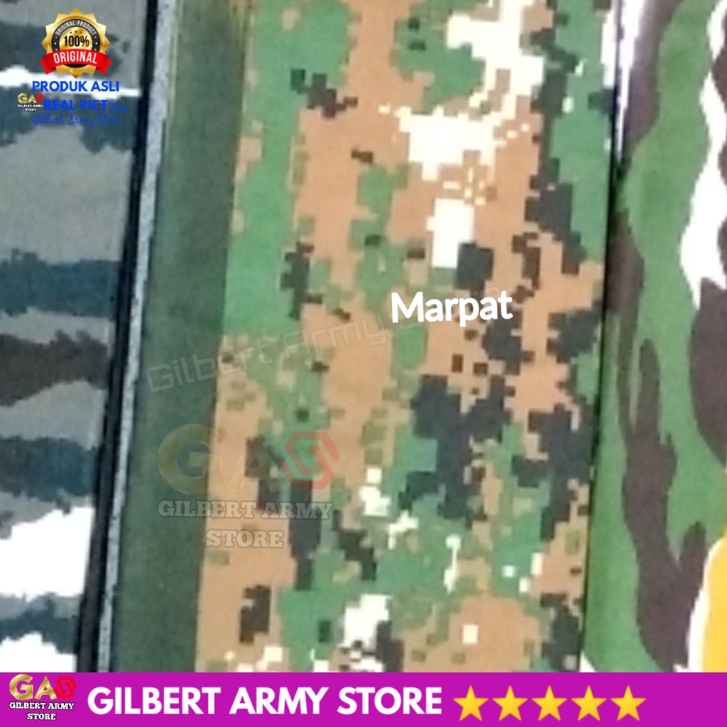 Sarung Dewasa Motif Loreng Army TNI Kasad Terbaru Sarung Santri Sholat Pria Putra Putri Kain Tenun Batik Murah GILBERT ARMY STORE