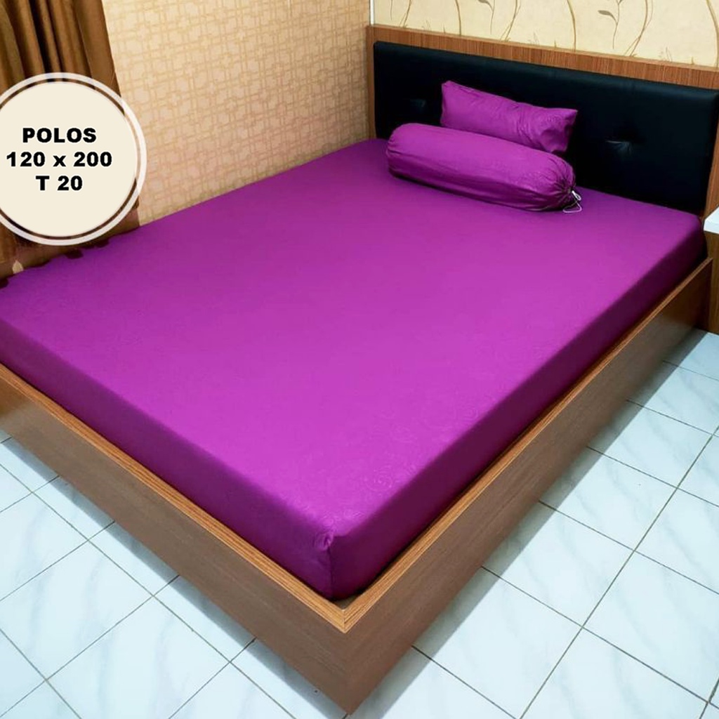 [✅COD] Paket Seprei Sprei 120x200 Dan 2 Sarung Bantal Guling Homemade Katun Embos Dekorasi Kamar Perlengkapan Rumah Aneka Warna Polos Terbaru