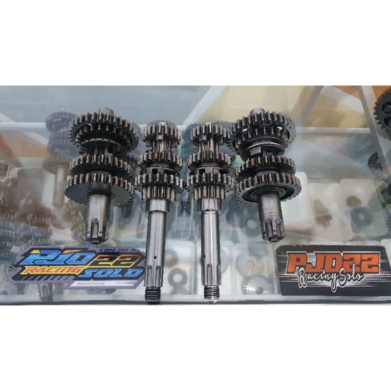 rasio racing jupiter z jarak 400/500 M 1.13/33 2.18/31 3.21/28 4.23/26