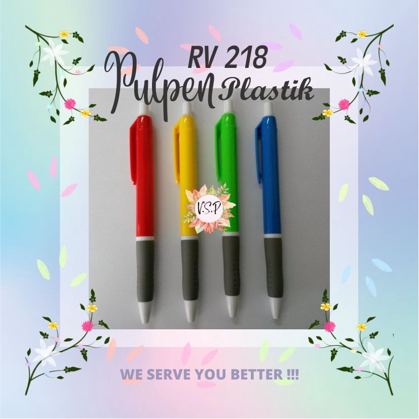 

Pulpen Plastik RV 218 / Souvenir Wedding Seminar kit Murah