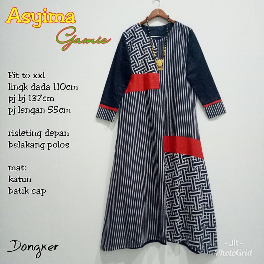 Gamis Batik Baju Lebaran