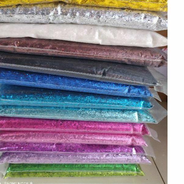 ♀ gliter kasar kiloan glitter kasar art hiasan ➷
