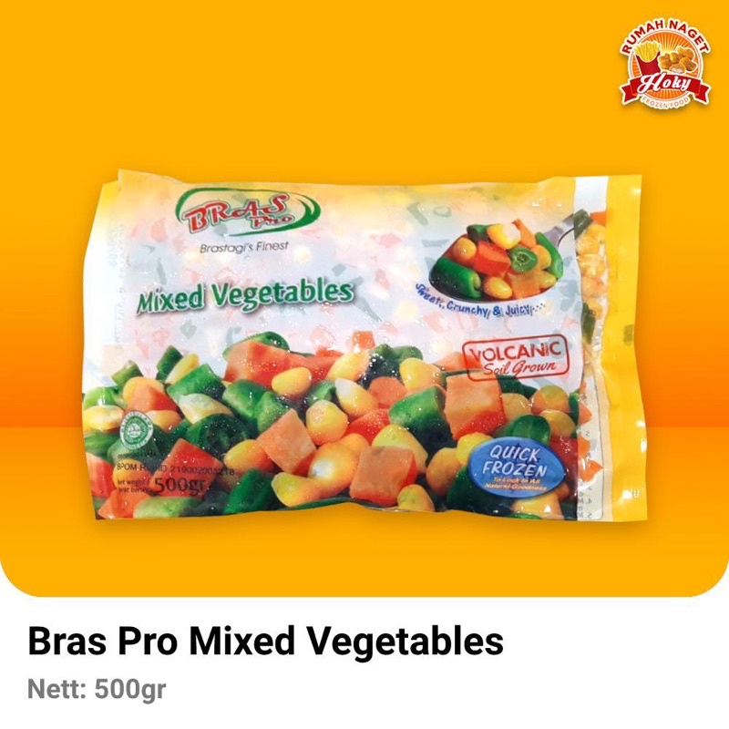 

Bras Pro Mixed Vegetables 500 gr