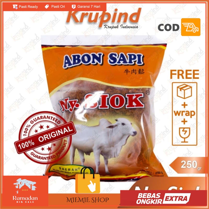 

Ny Siok / NySiok - Abon Sapi 250gr - Krupind