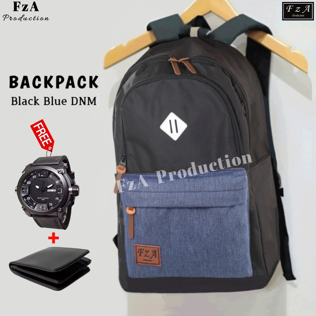 FzA Official - Tas Ransel Gendong Laptop Distro Sekolah Kuliah Pria Wanita Backpack Murah Original Tas Punggung Laptop