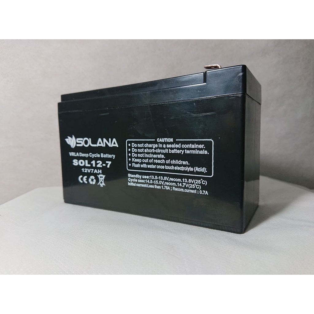 aki / Accu solana untuk sepeda accu atau mobil accu