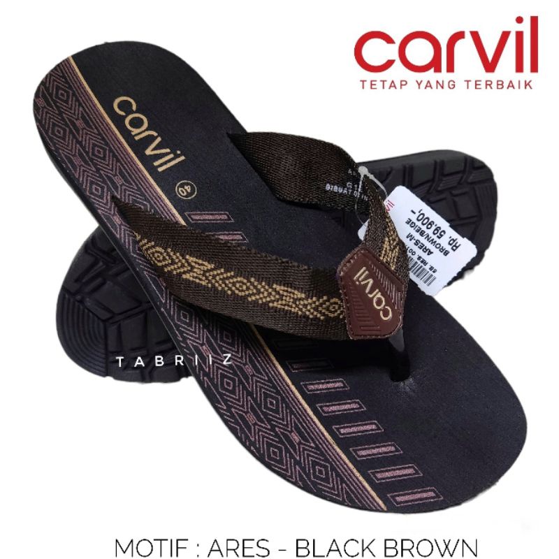 BARU Sandal Carvil Pria Sandal Pria Carvil Terbaru - 100% ORIGINAL