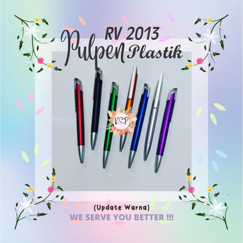 

Pulpen Plastik RV 2013 / Souvenir Wedding Seminar kit Murah