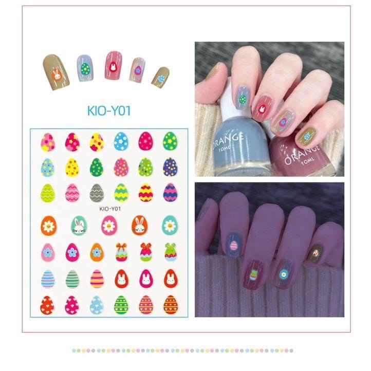 Nail sticker Glow in the dark (RANDOM) sticker kuku anak luminous nail art sticker