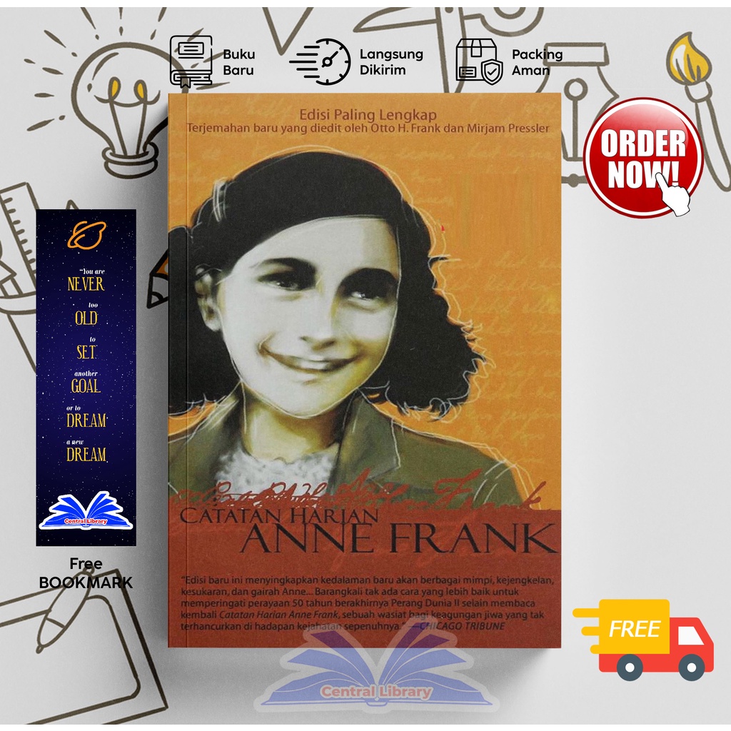 

Catatan Harian - Anne Frank + FREE SAMPUL