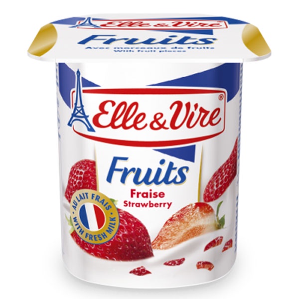 

ELLE & VIRE YOGURT DL STRAWBERRY 125 GR