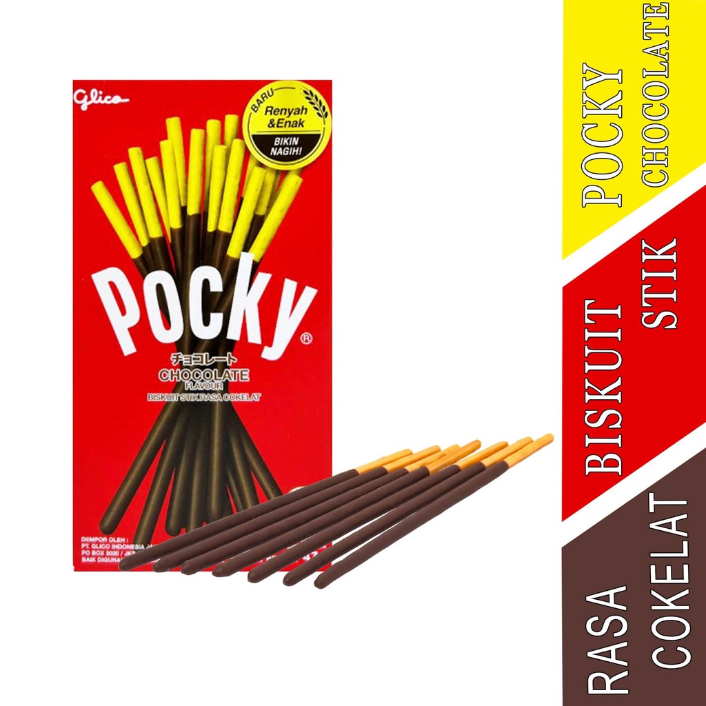 

BISKUIT STIK RASA COKLAT 47g- POCKY CHOCOLATE FLAVOUR