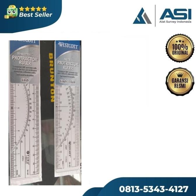 

Penggaris Protactor Metric Ruler Westcott W43 / W.43 / W-43 / W 43