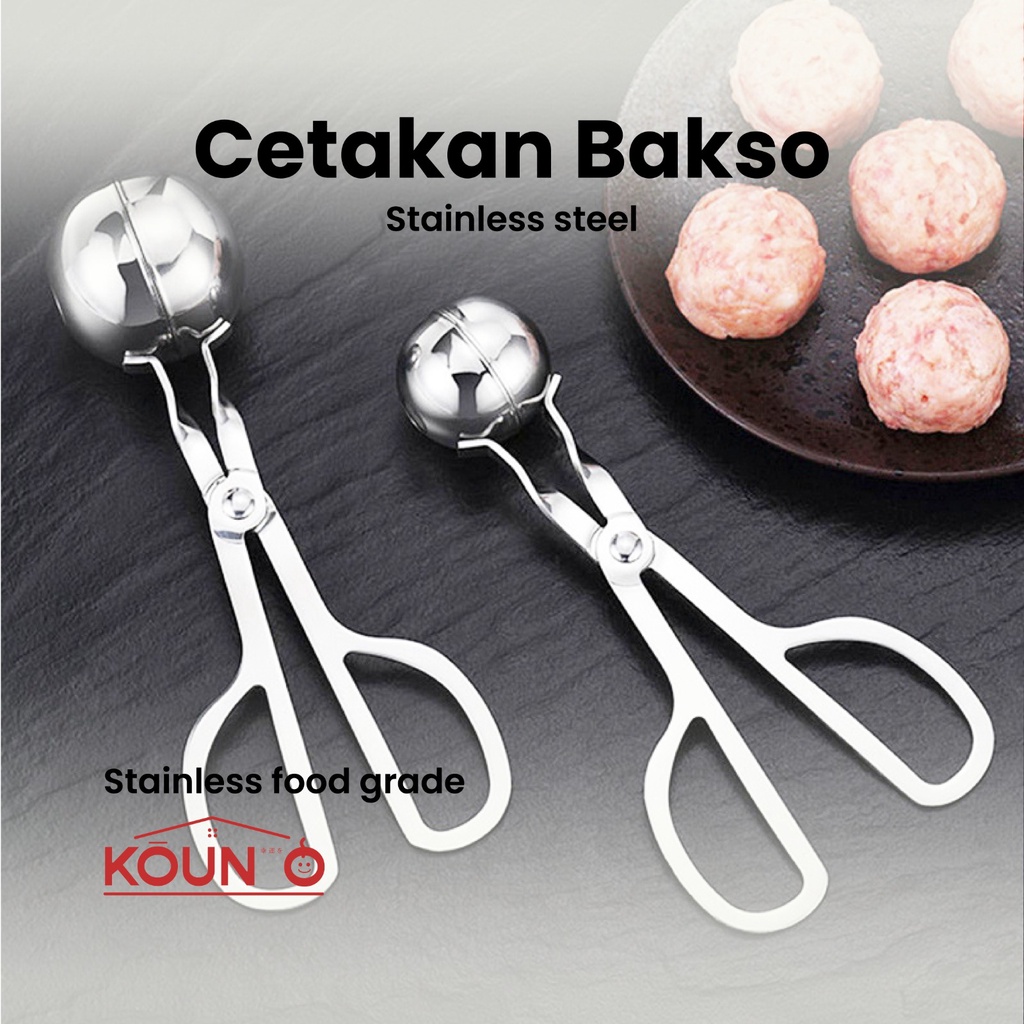 meatball maker Scoop Stainless Stell Cetakan Bakso Serbaguna Anti Lengket