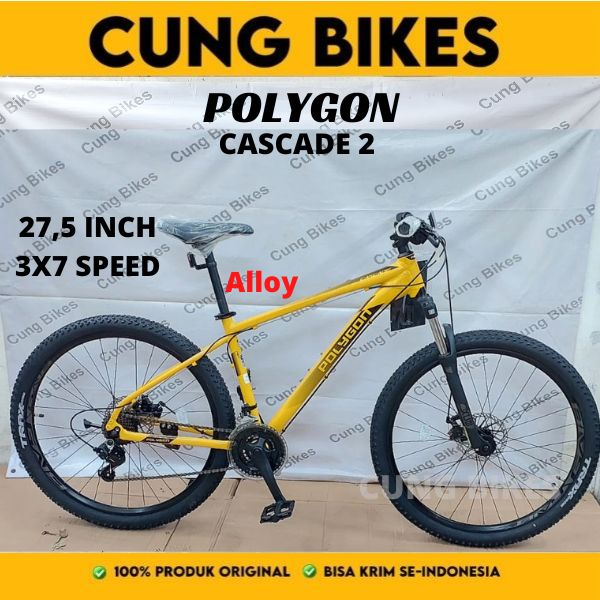 Sepeda Gunung Polygon Cascade 2 two Frame Alloy Garansi Resmi