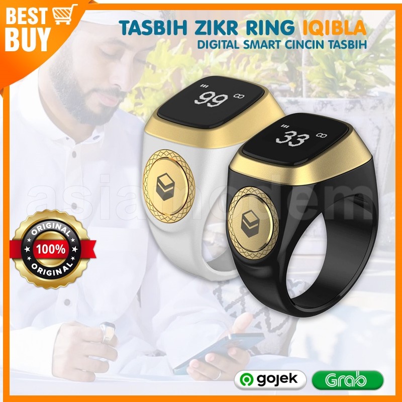Jual Tasbih Digital Zikr iQibla Smart Ring Original Cincin Tasbeh Zikr1