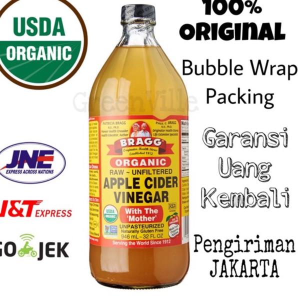 

Viral✅ ORIGINAL% Bragg Apple Cider Vinegar 946ml Cuka Apel Organik