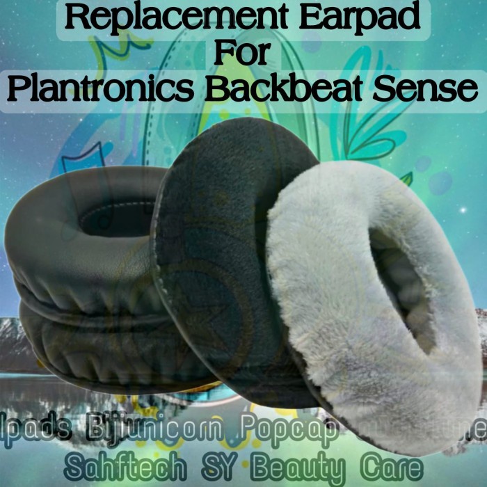 Sepasang Earpad Busa Plantronics Backbeat Sense Headset