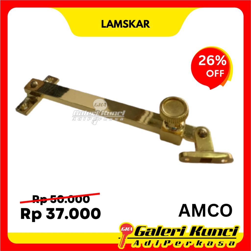 Lamskar AMCO 8 Inch GP Lamskar Tarik Hak Angin Penahan Jendela