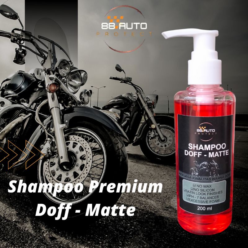 Sabun motor doff matte premium salju / Shampoo motor doff matte