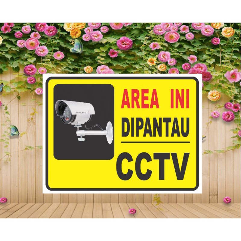 

stiker cctv