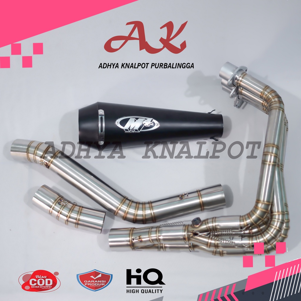 KNALPOT M4 BLACK NINJA ZX25R