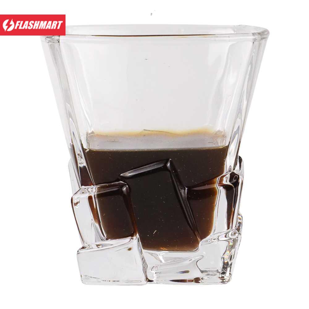 Flashmart Gelas Cangkir Whisky Wine Glass Cup Sloki 285 ml - YJ101