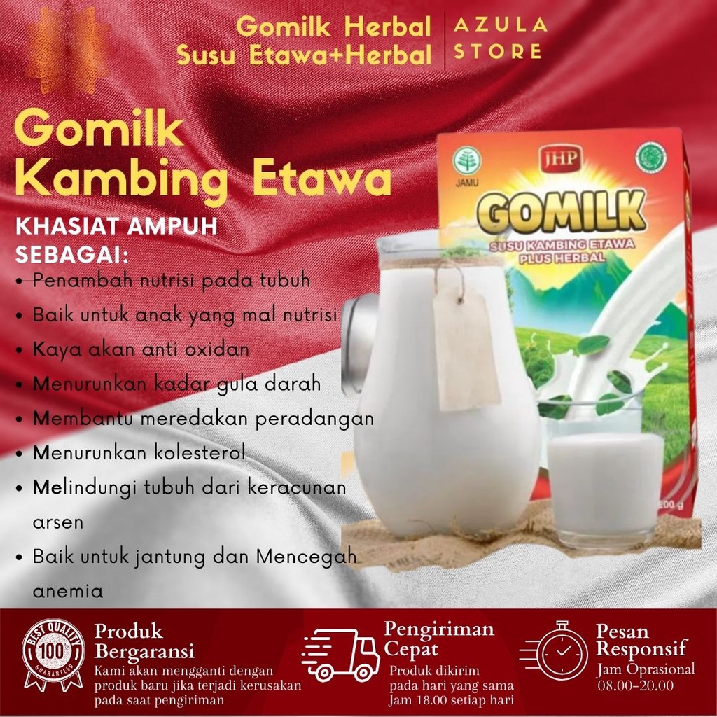 

GOMILK / SUSU KAMBING ETAWA / HARGA GROSIR