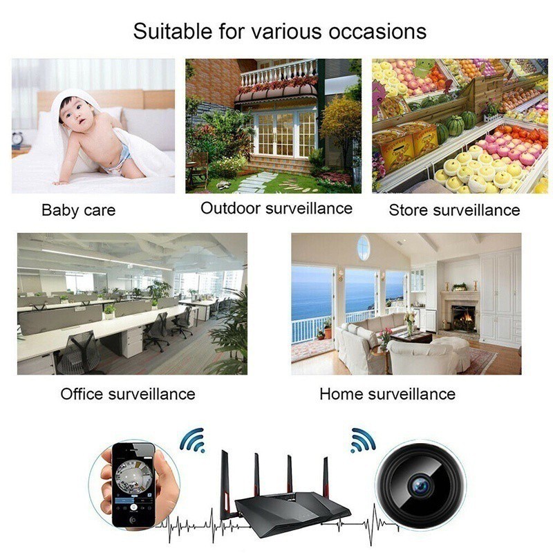 Wireless A9 Mini Camera Wifi HD 1080P Mini Mini Camera Smart Network Camera CCTV Spy Camera Surveillance Camera