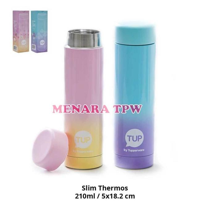 TUPPERWARE Slim Thermos Termos Air Panas