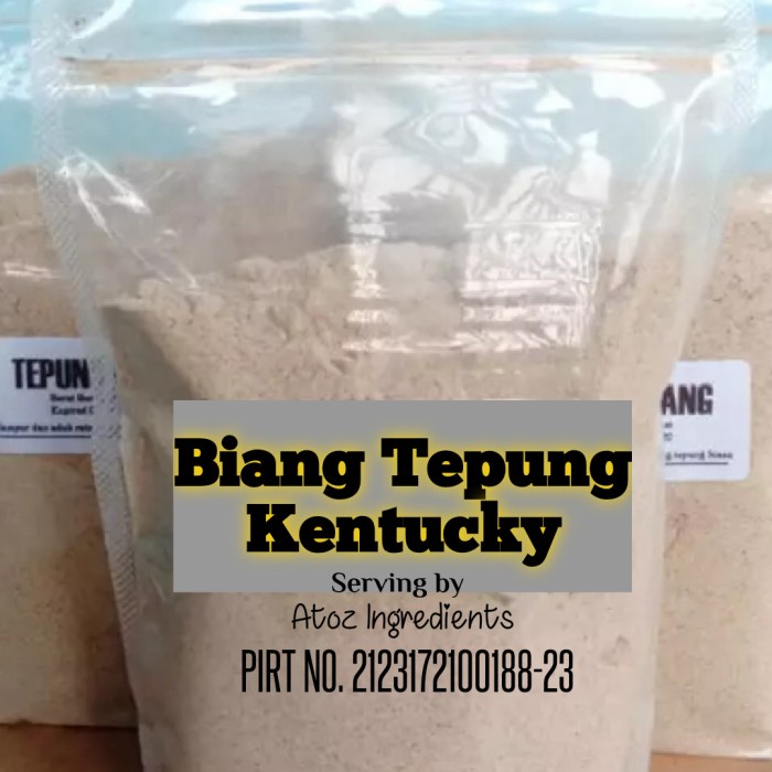 

[Bumbu Dapur]- Tepung Biang Kentucky 500gr / Biang Inti / Tepung Biang KFC 500gr