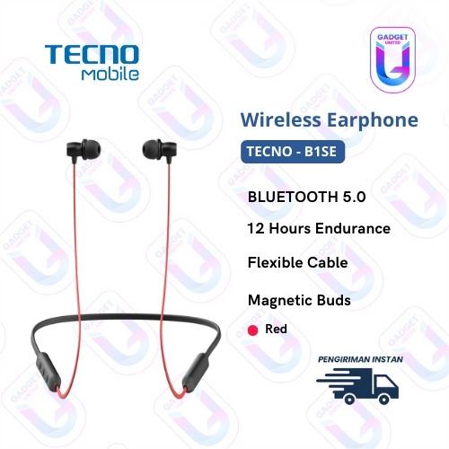 Tecno B1Se Wireless Earphone Bluetooth Sport Headset With Magnetic TWS