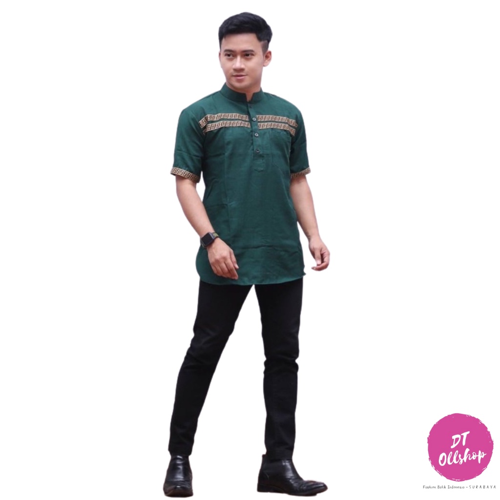 DT OLLSHOP - Kurta Pendek FF Pakistan / Busana Muslim /  Busana Koko Pria