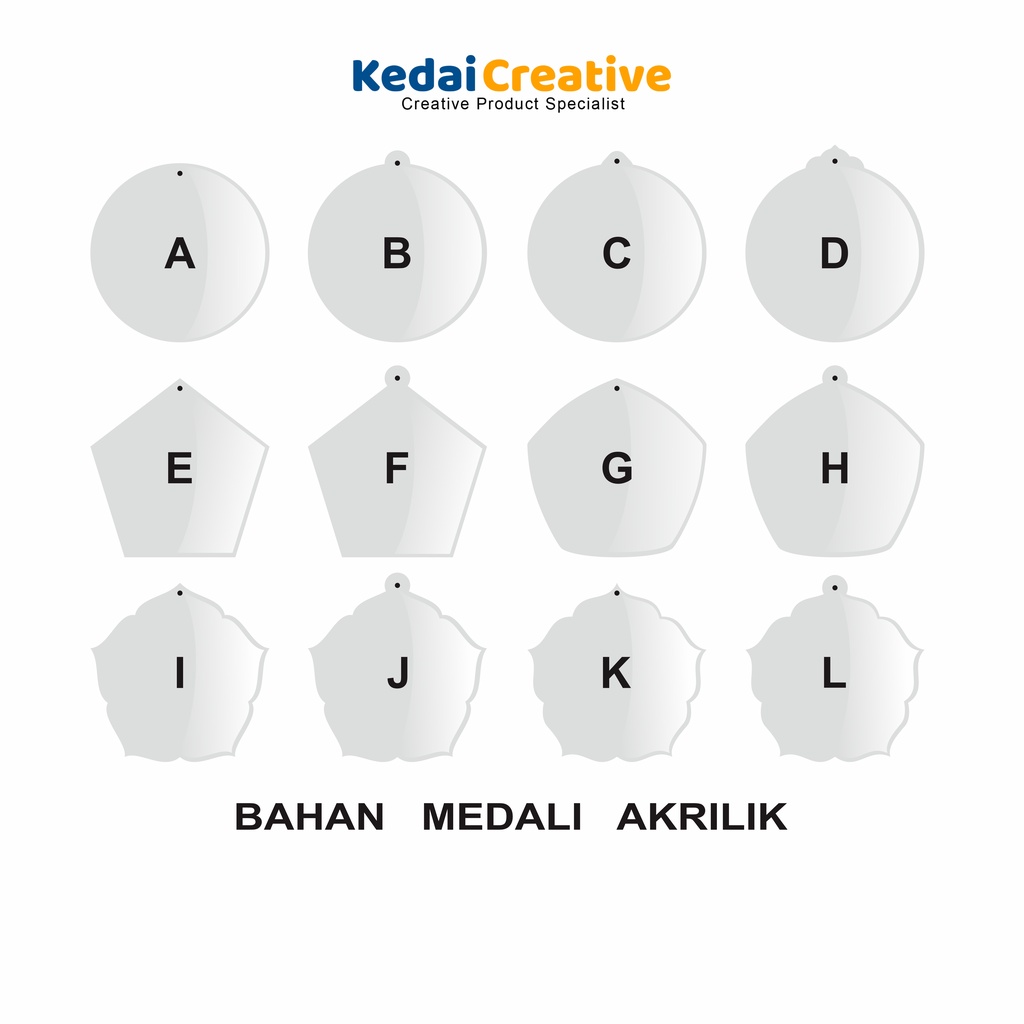 

Bahan Medali Wisuda Akrilik 2 mm Berkwalitas