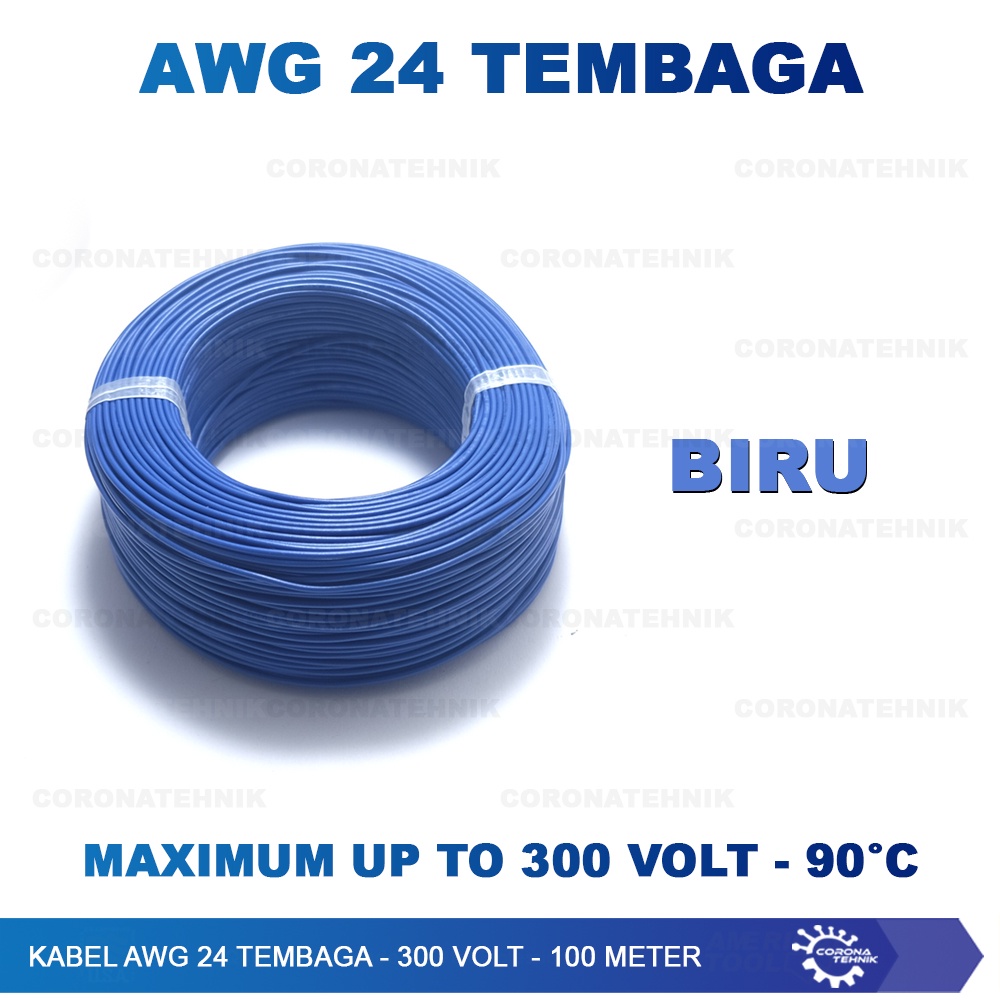 Tembaga Putih ( 100 meter ) Kabel AWG 24