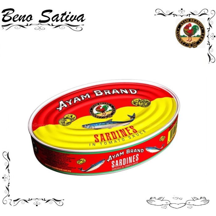 

SARDEN KALENG SAUS TOMAT OVAL AYAM BRAND 425G