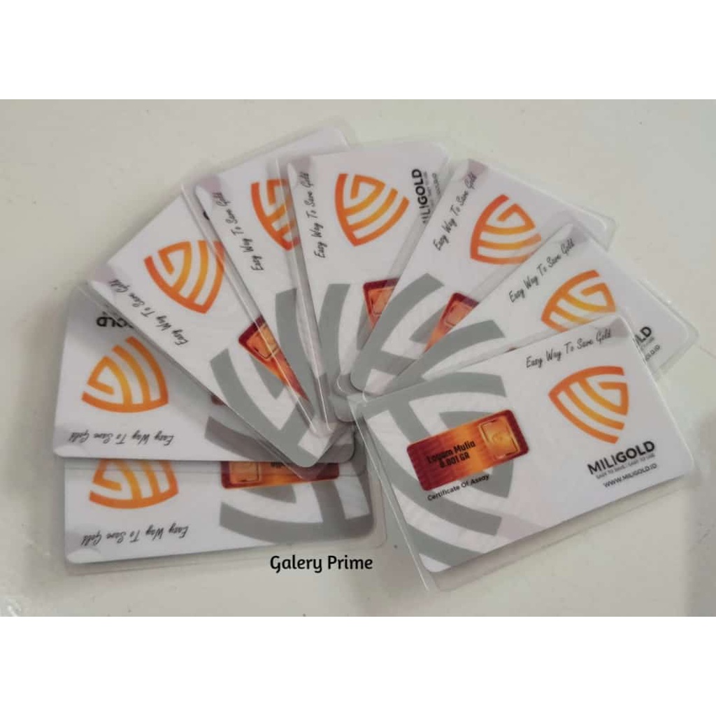 Miligold logam mulia 0.001 gram